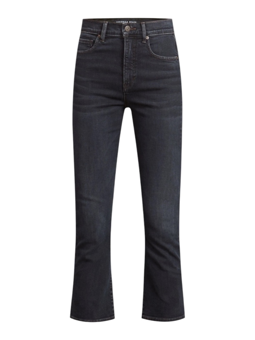NWT Veronica Beard High Waist Carly Kick Flare Denim Jeans in Dark Ink Size 26